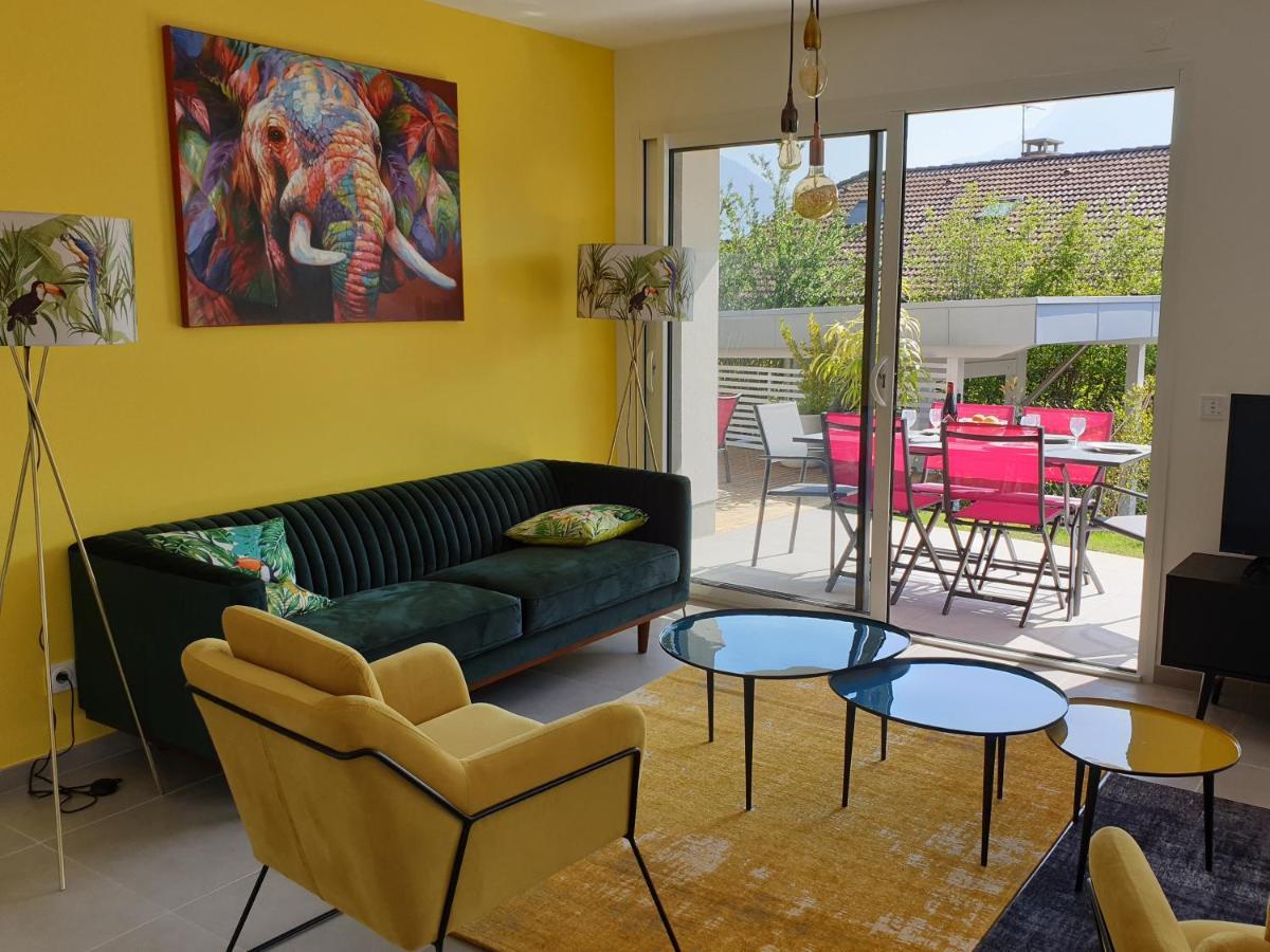L'Appartement Jardin Avec Vue Montagnes Sevrier Ngoại thất bức ảnh