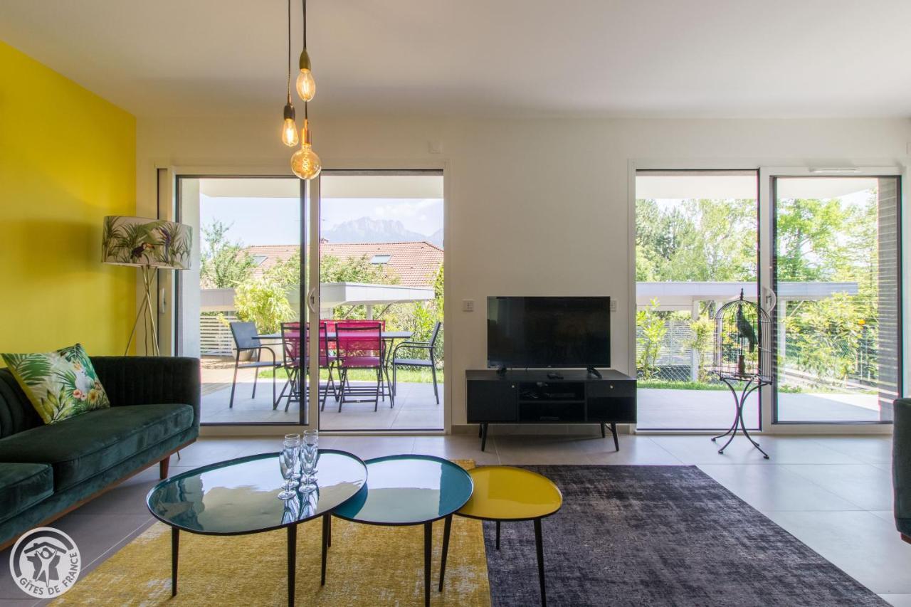 L'Appartement Jardin Avec Vue Montagnes Sevrier Ngoại thất bức ảnh