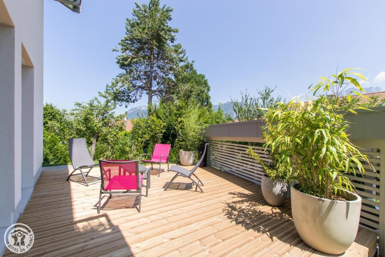 L'Appartement Jardin Avec Vue Montagnes Sevrier Ngoại thất bức ảnh
