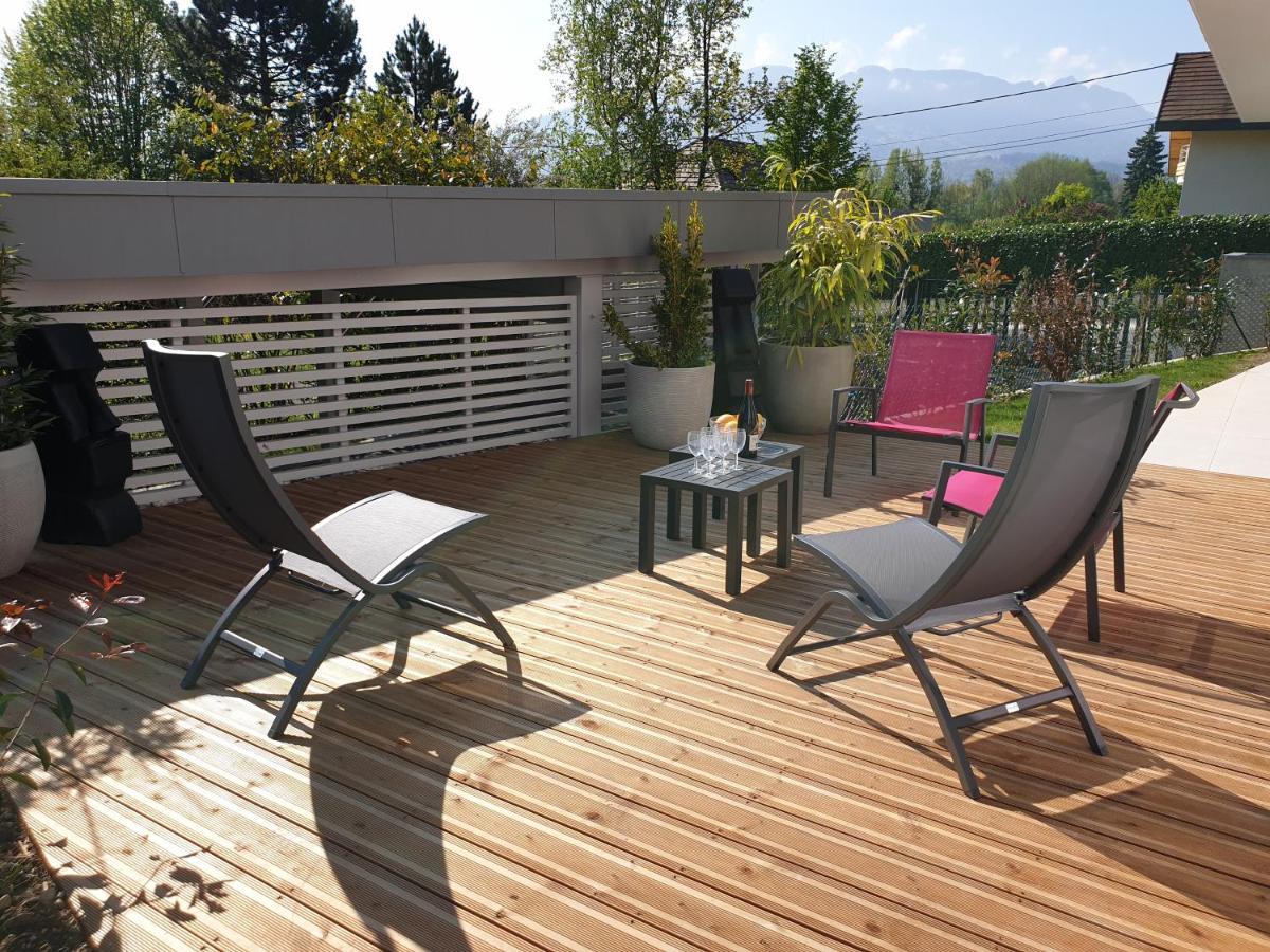 L'Appartement Jardin Avec Vue Montagnes Sevrier Ngoại thất bức ảnh