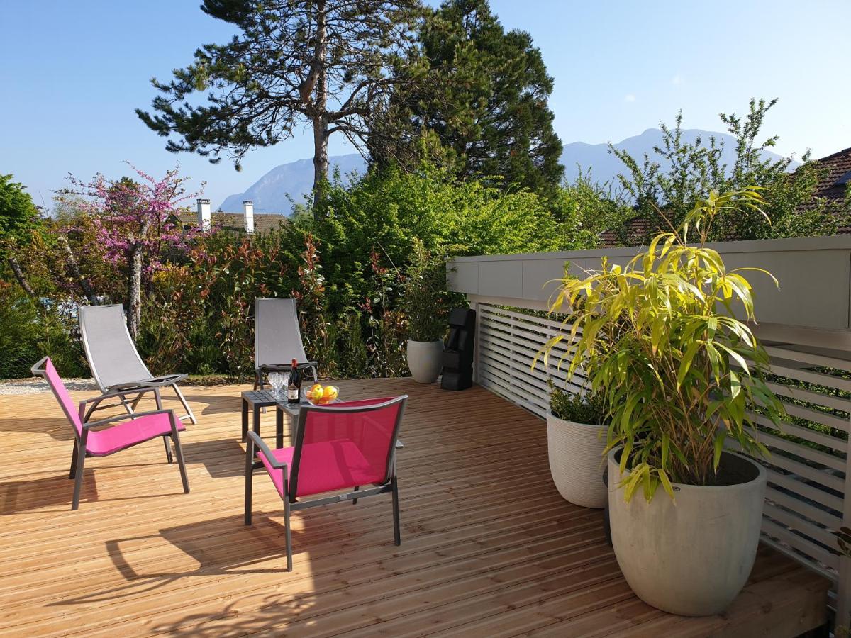 L'Appartement Jardin Avec Vue Montagnes Sevrier Ngoại thất bức ảnh