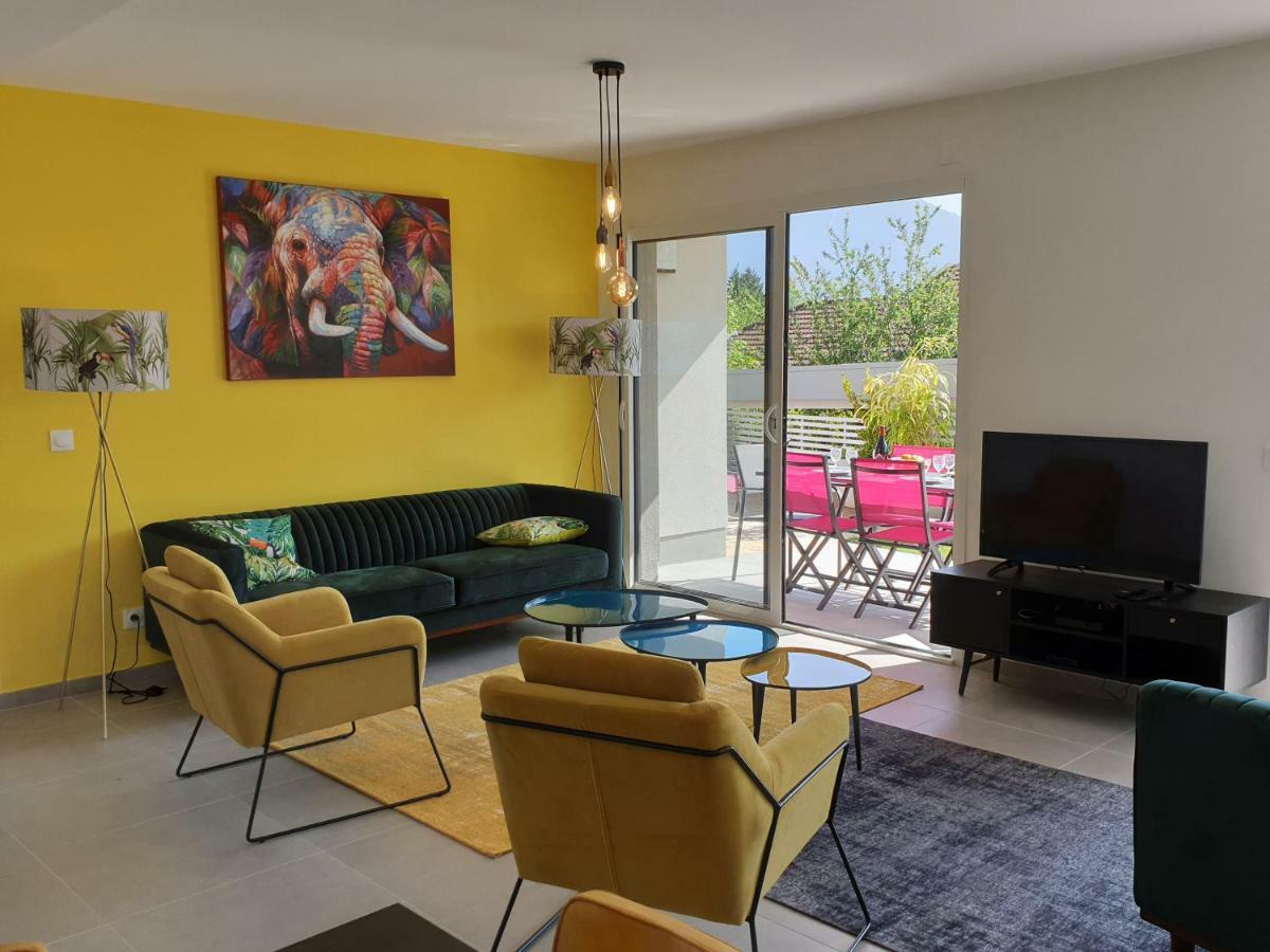 L'Appartement Jardin Avec Vue Montagnes Sevrier Ngoại thất bức ảnh